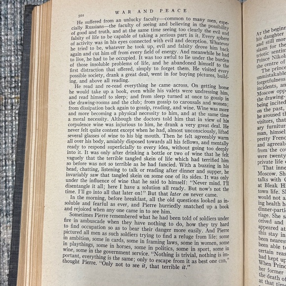 Vintage War and Peace by Leo Tolstoy - Picture 9 of 11